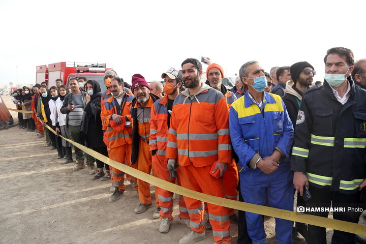 مانور زلزله در تهران