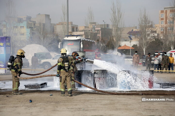 مانور زلزله در تهران