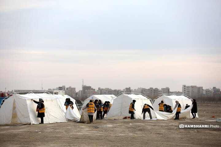 مانور بزرگ زلزله در تهران