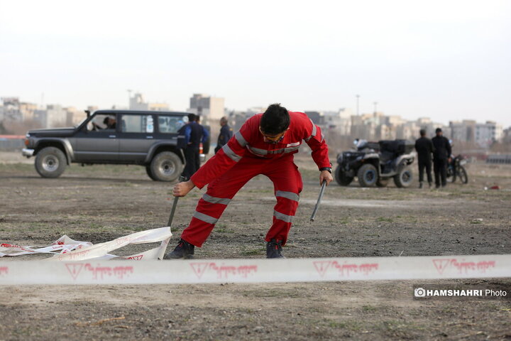 مانور بزرگ زلزله در تهران