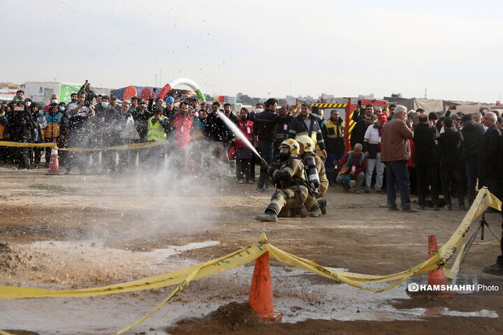 مانور بزرگ زلزله در تهران