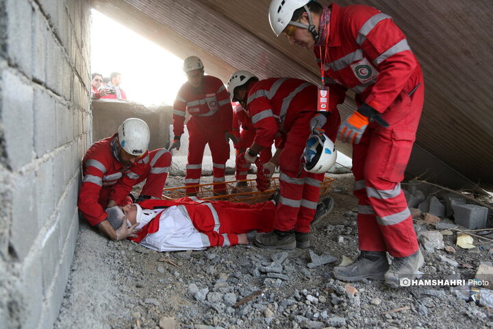 مانور بزرگ زلزله در تهران