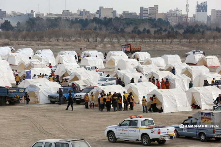 مانور بزرگ زلزله در تهران