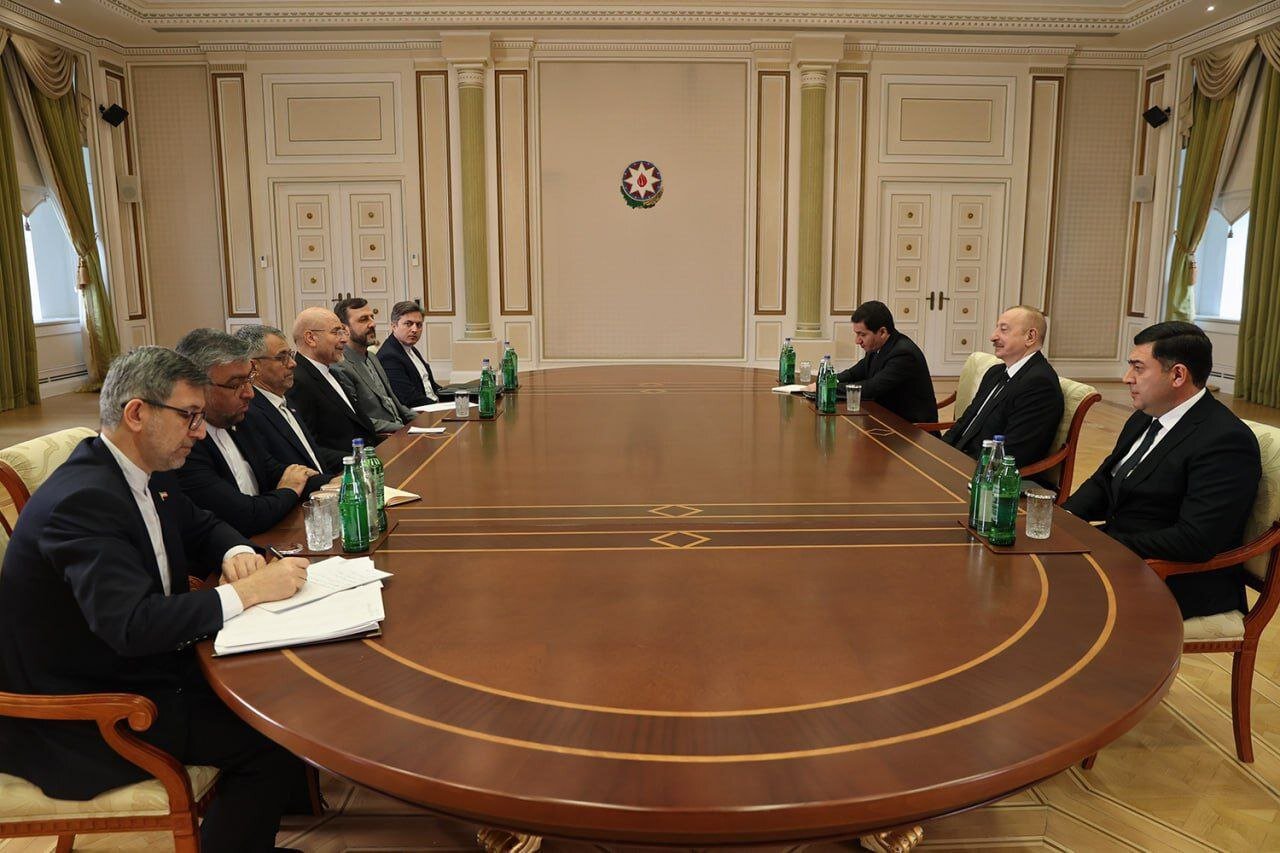 قالیباف با الهام علیاف دیدار کرد + عکس