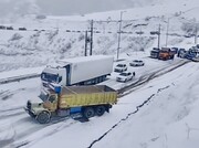 تصاویر یخبندان وحشتناک در این نقطه از کشور + فیلم