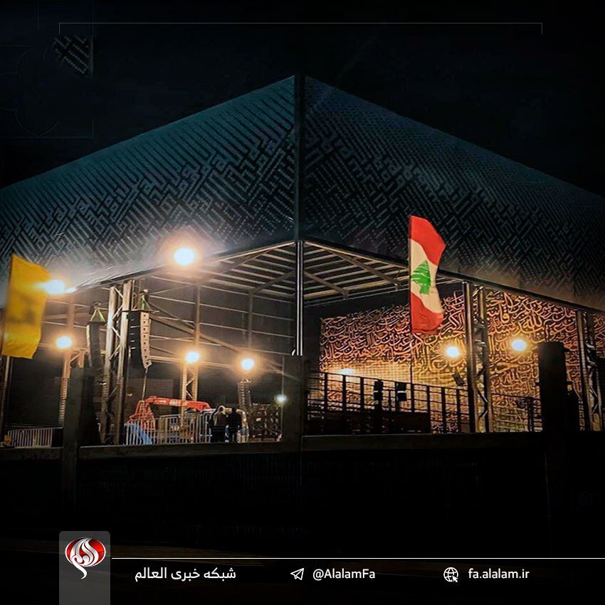 تصویری از محل دفن پیکر مطهر شهید سید حسن نصرالله در بیروت | عکس