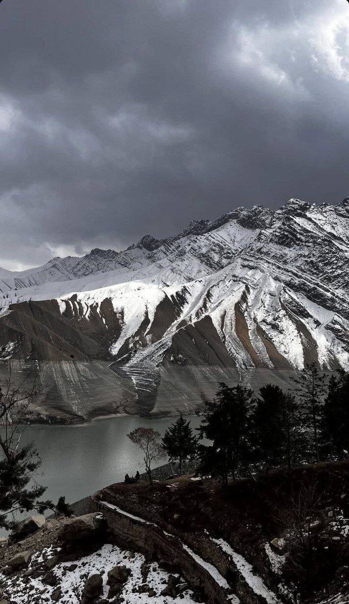 تصویری از وضعیت ذخیره آب در سد امیرکبیر!