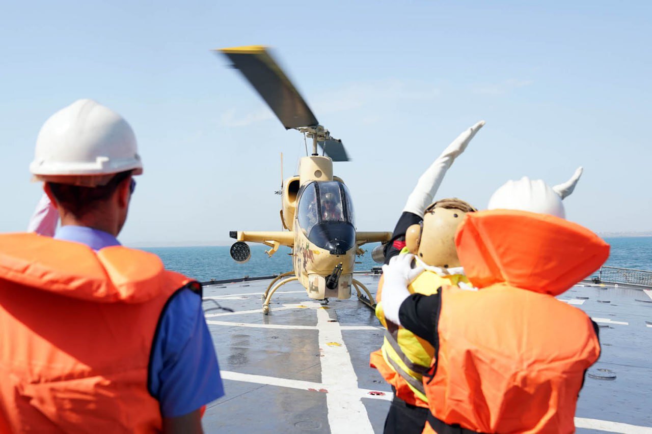 عملیات ترکیبی بالگردهای نیروهای زمینی و دریایی ارتش | تصاویر