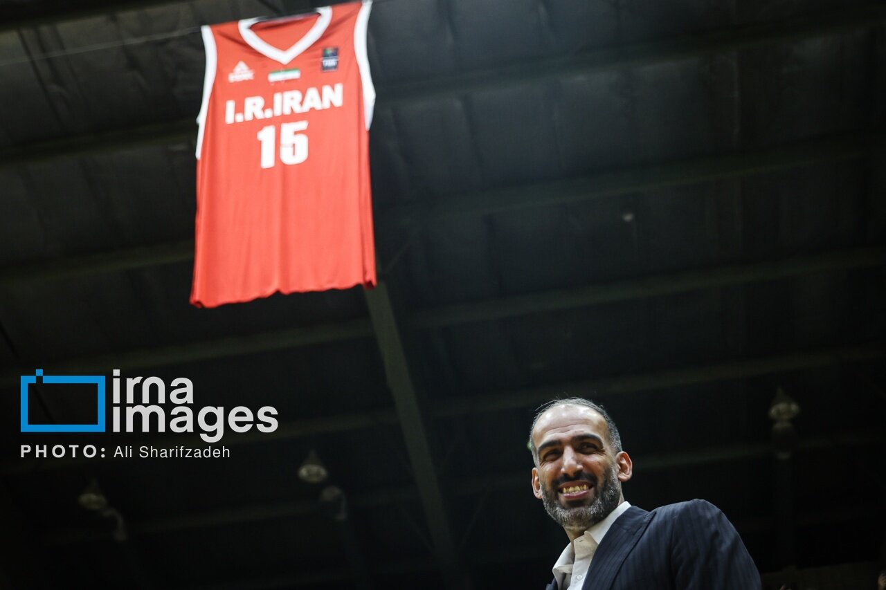 خداحافظی اسطوره بسکتبال ایران | تصاویر