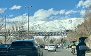 تصاویر زیبای کوه‌های برفی تهران امروز ۵ اسفند + عکس