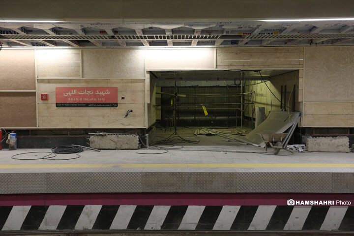 گزارش تصویری از آخرین وضعیت ایستگاه های باقیمانده خط 6 مترو پایتخت