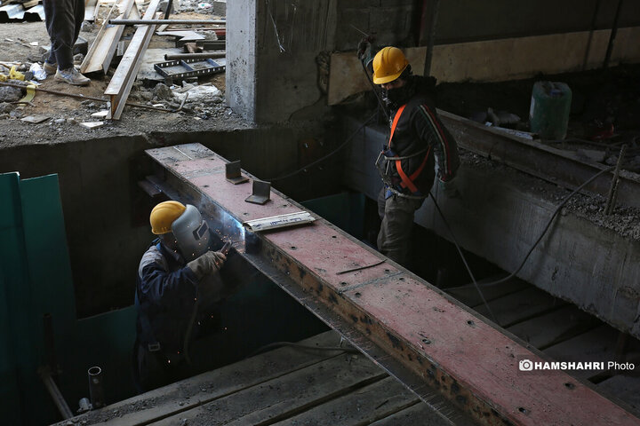 گزارش تصویری از آخرین وضعیت ایستگاه های باقیمانده خط 6 مترو پایتخت