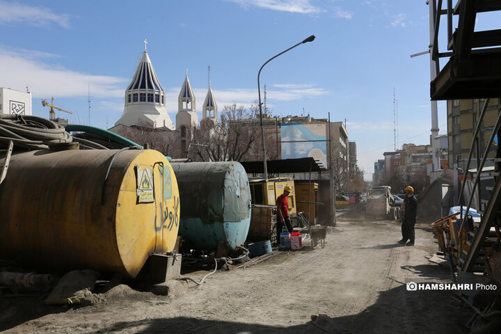 گزارش تصویری از آخرین وضعیت ایستگاه های باقیمانده خط 6 مترو پایتخت