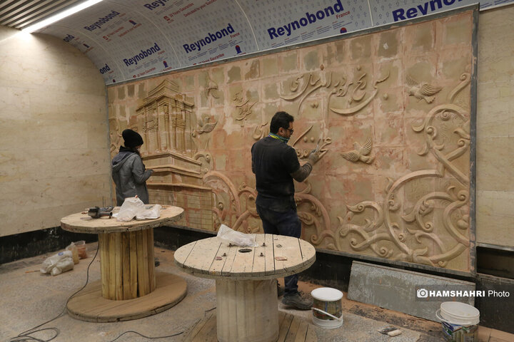 گزارش تصویری از آخرین وضعیت ایستگاه های باقیمانده خط 6 مترو پایتخت