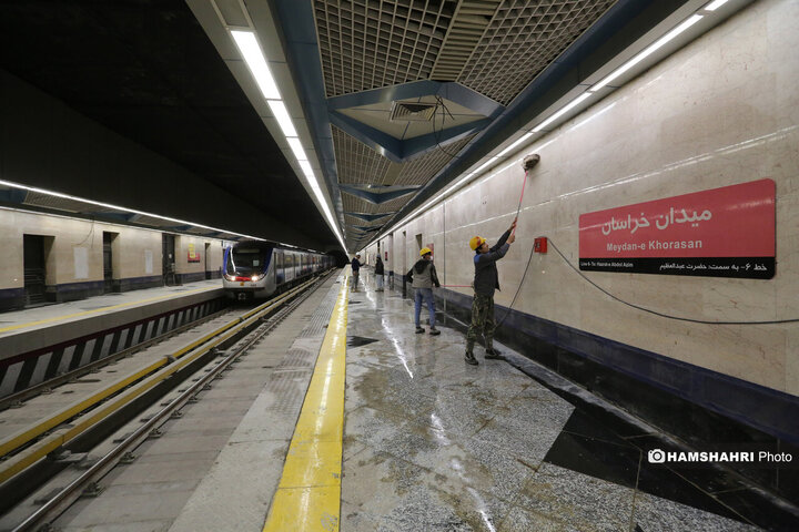 گزارش تصویری از آخرین وضعیت ایستگاه های باقیمانده خط 6 مترو پایتخت