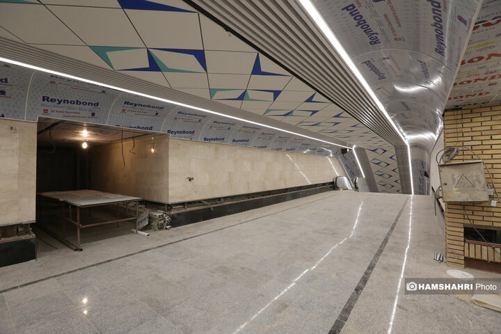 گزارش تصویری از آخرین وضعیت ایستگاه های باقیمانده خط 6 مترو پایتخت