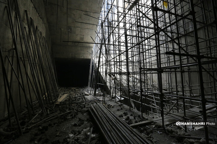 گزارش تصویری از آخرین وضعیت ایستگاه های باقیمانده خط 6 مترو پایتخت