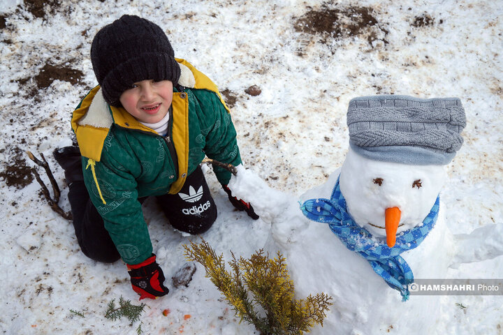 جشنواره آدم برفی در شهرستان اهر