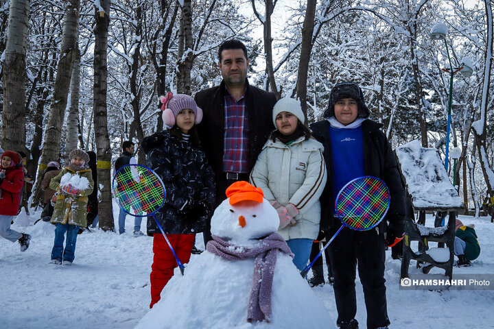 جشنواره آدم برفی در شهرستان اهر