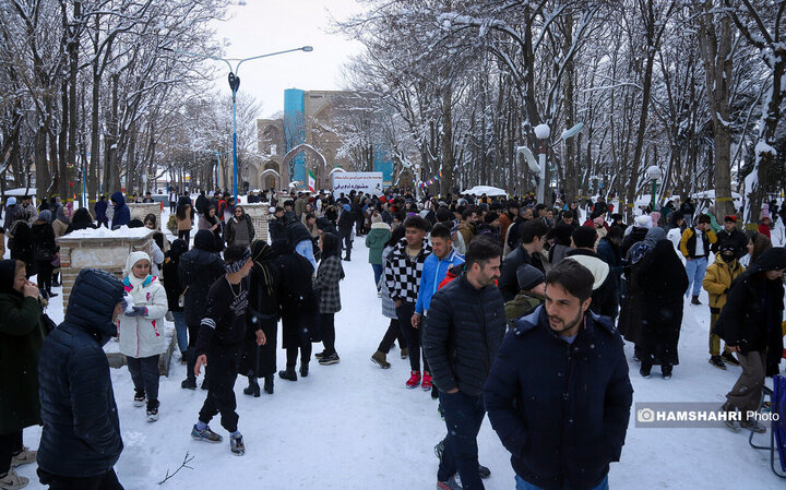 جشنواره آدم برفی در شهرستان اهر