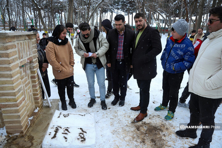جشنواره آدم برفی در شهرستان اهر