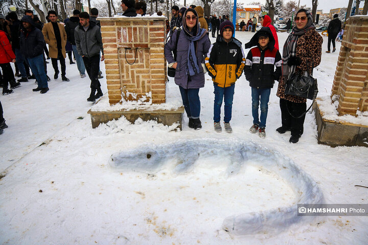 جشنواره آدم برفی در شهرستان اهر