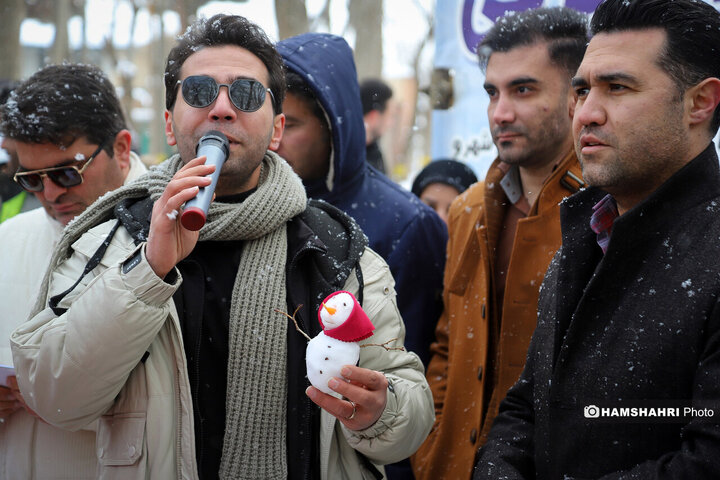 جشنواره آدم برفی در شهرستان اهر