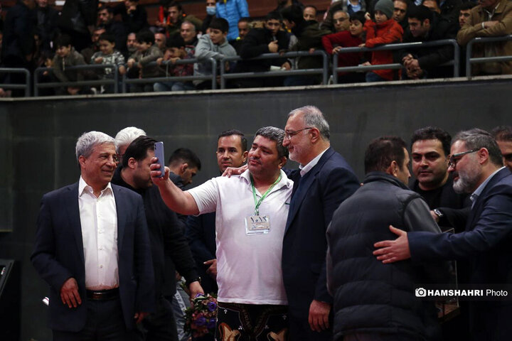 مسابقات کشتی کارکنان شهرداری تهران