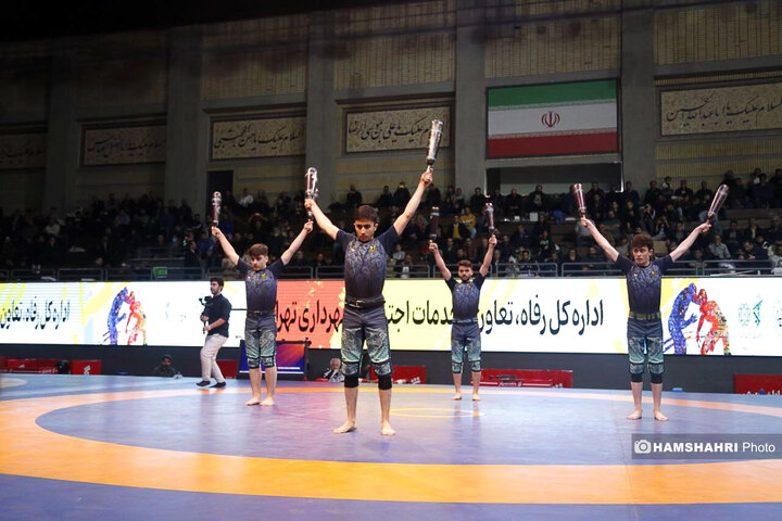 مسابقات کشتی کارکنان شهرداری تهران