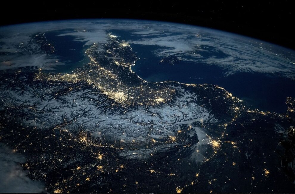 تصاویر جالب شبهای زمین از ایستگاه فضایی بینالمللی | عکس