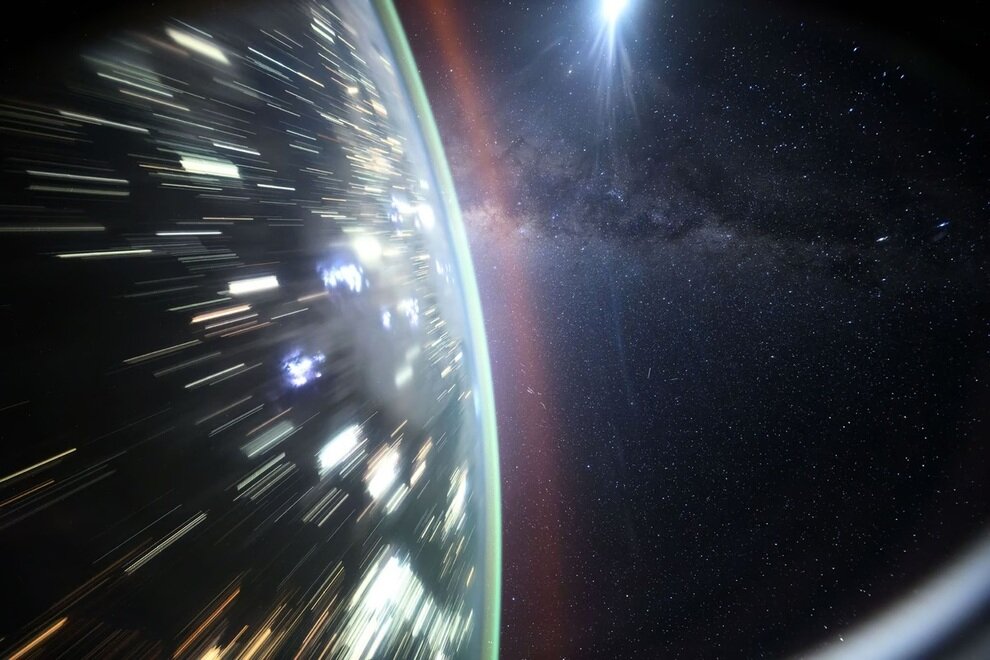 تصاویر جالب شبهای زمین از ایستگاه فضایی بینالمللی | عکس