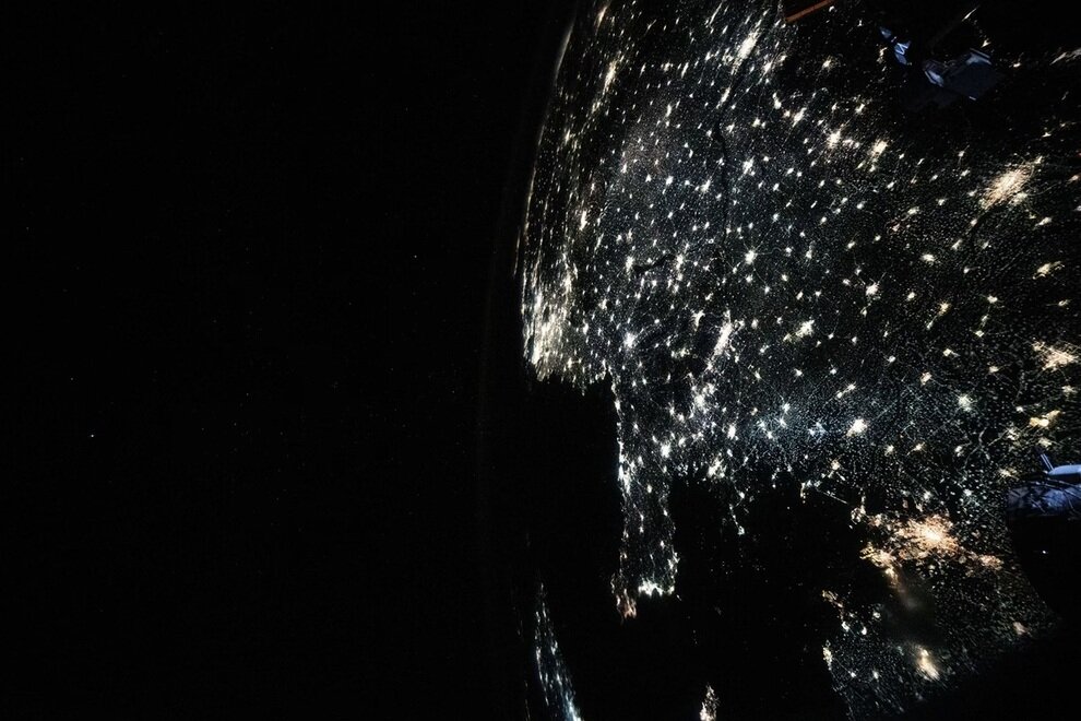 تصاویر جالب شبهای زمین از ایستگاه فضایی بینالمللی | عکس