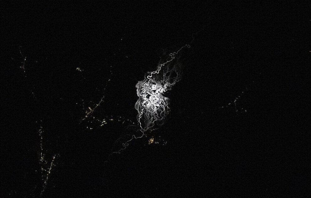 تصاویر جالب شبهای زمین از ایستگاه فضایی بینالمللی | عکس