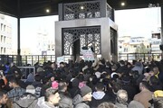 مجروحان حمله پیجری یگان رضوان حزب‌الله در مراسم تشییع شهید نصرالله |ویدئو