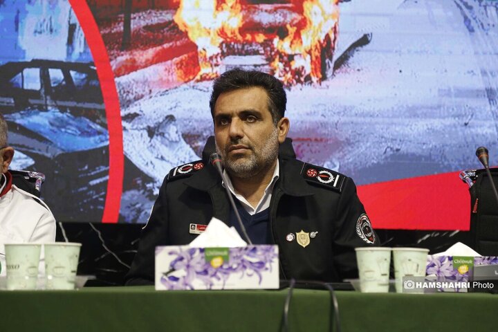 همایش برسی راهکارهای کاهش اتش سوزی خودروها