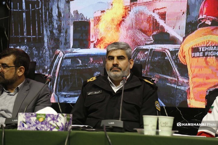 همایش برسی راهکارهای کاهش اتش سوزی خودروها