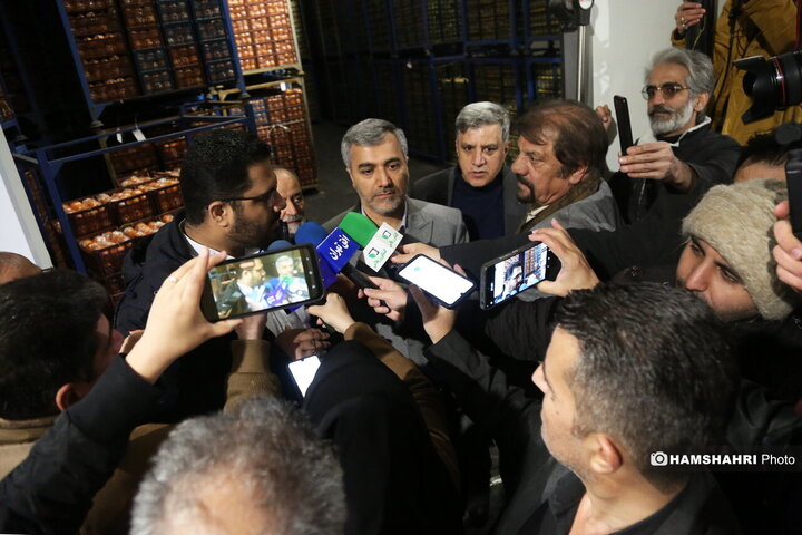 بازدید از سردخانه زنجیره ی تامین میوه های نوروز