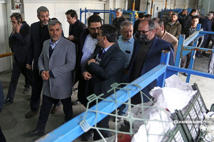 بازدید از سردخانه زنجیره ی تامین میوه های نوروز