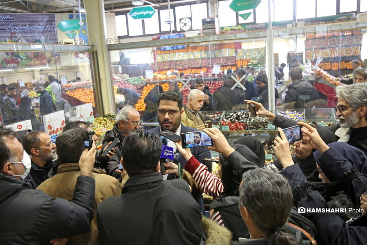 بازدید از سردخانه زنجیره ی تامین میوه های نوروز