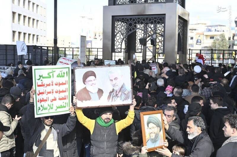جدیدترین تصاویر از مزار شهید نصرالله&nbsp;