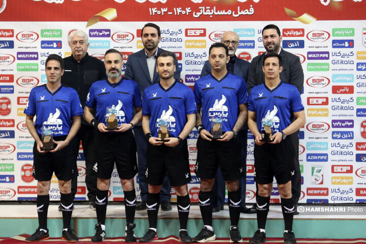مراسم جشن قهرمانی لیگ برتر فوتسال| گیتی پسند قهرمان شد