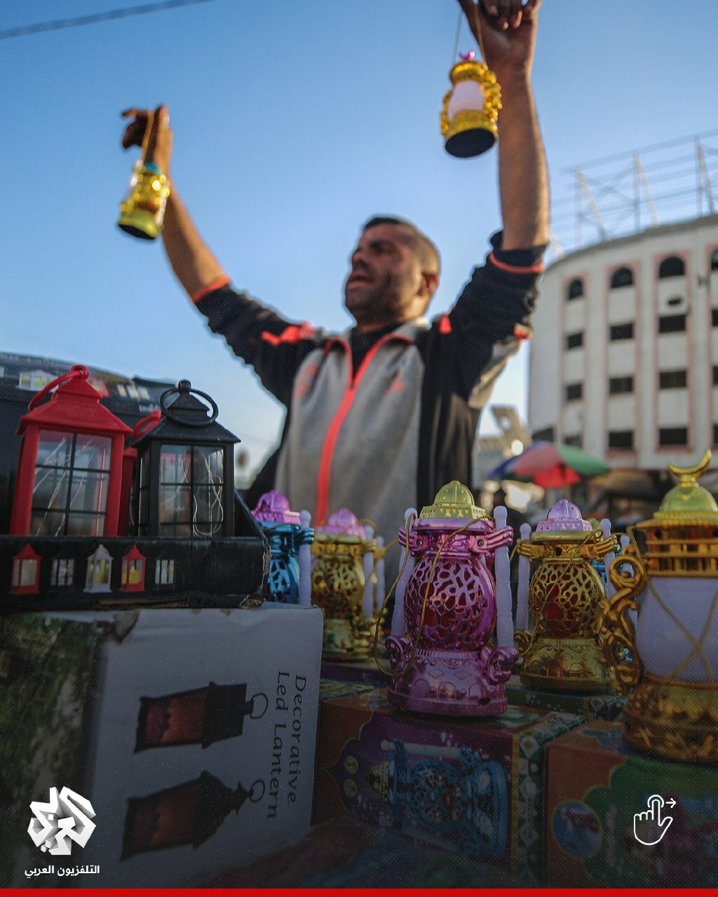 مردم  جنگ زده غزه به استقبال ماه مبارک رمضان رفتند | تصاویر