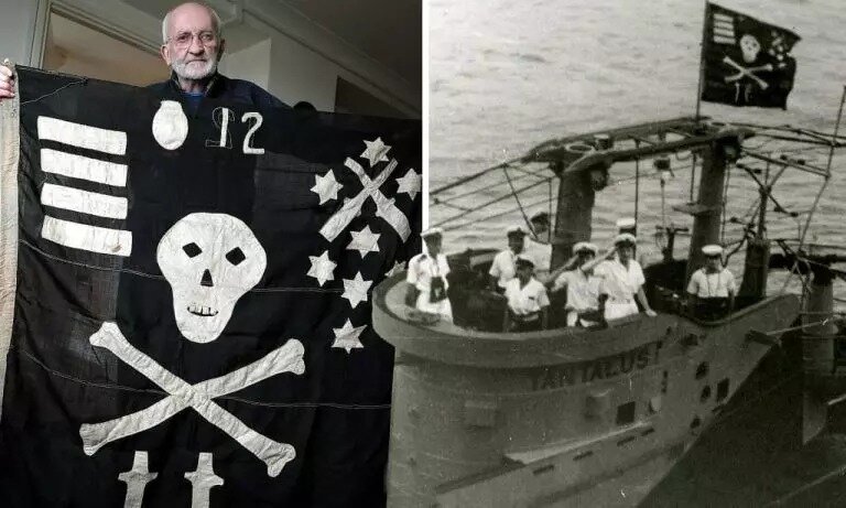 چرا برخی از زیردریاییها پرچم دزدان دریایی را نصب میکنند؟