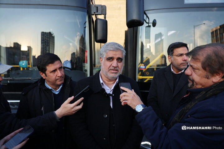 اتوبوسهای برقی ترمینال کاوه