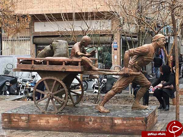 نمایشگاه مجسمهها در خیابانهای تهران