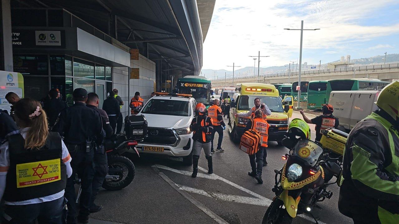 تصاویری از محل وقوع عملیات ضد صهیونیستی در حیفا | تصاویر