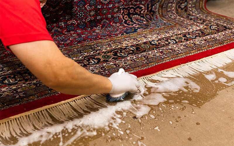 بهترین روش شستشو فرش دستباف در خانه
