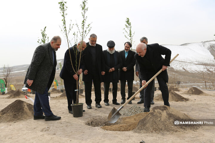 افتتاح کمربند سبز تهران باحضور قالیباف و زاکانی
