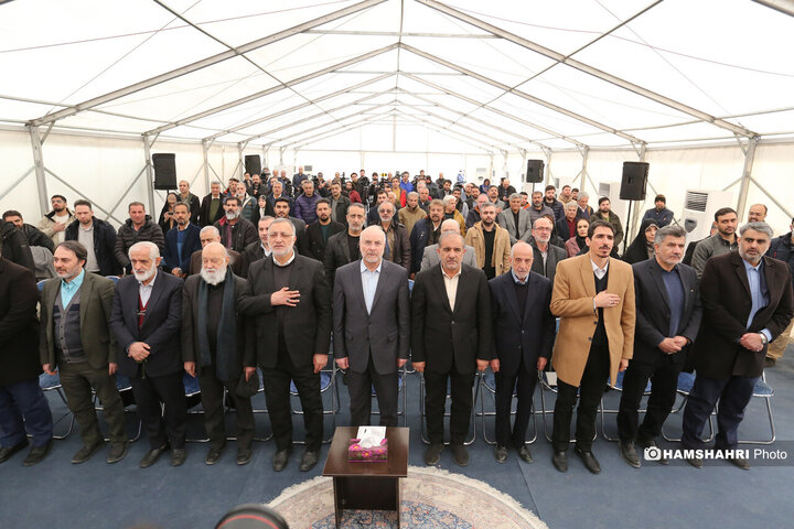 افتتاح کمربند سبز تهران باحضور قالیباف و زاکانی