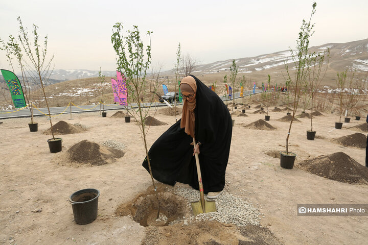 افتتاح کمربند سبز تهران باحضور قالیباف و زاکانی